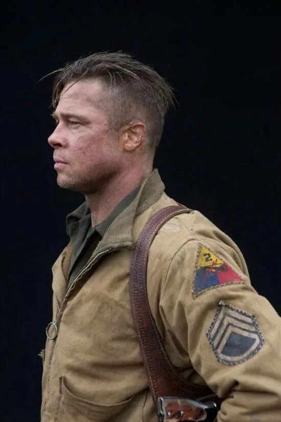 Брэд Питт ярость. Brad Pitt Fury. Undercut Брэд Питт.