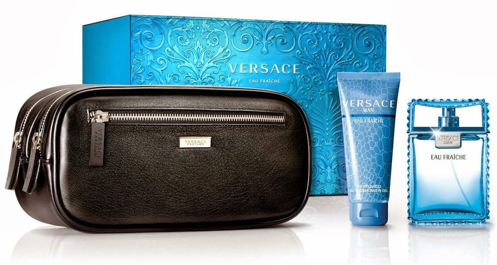 Мужские духи лэтуаль. Набор подарочный Versace Eau Fraiche. Versace Eau Fraiche набор мужской. Versace подарочный набор мужской Eau Fraiche. Versace man Eau Fraiche 100 мл.