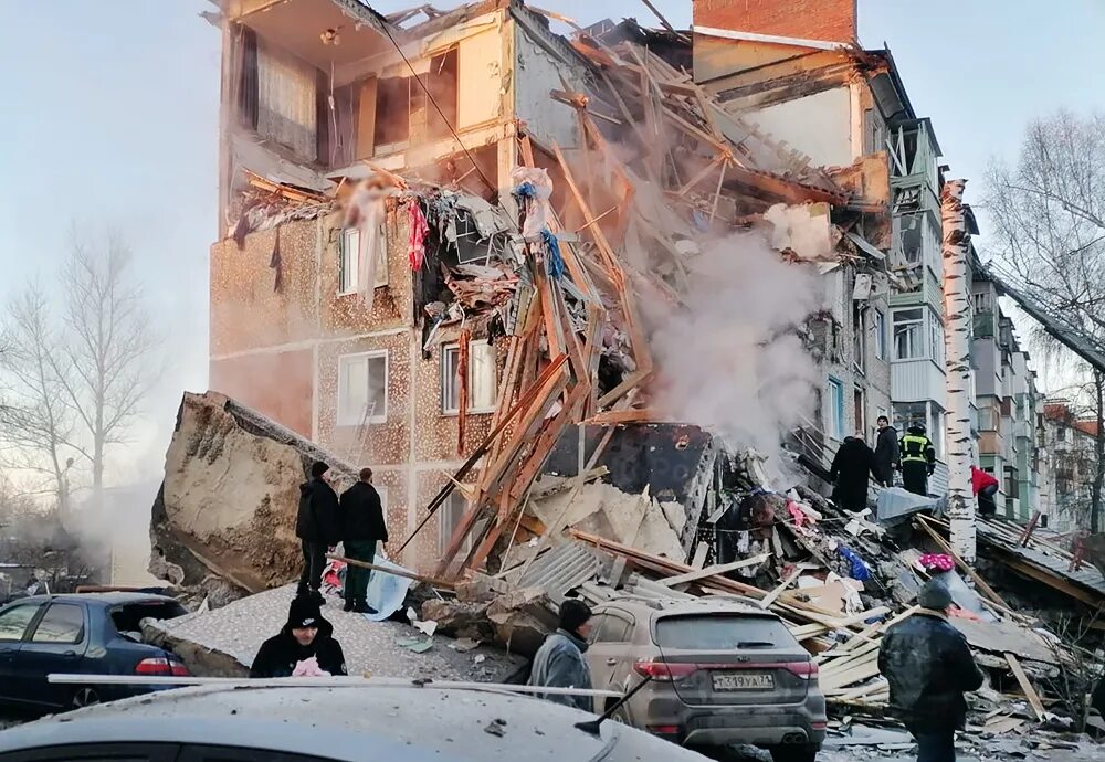 Обрушение подъезда в белгороде