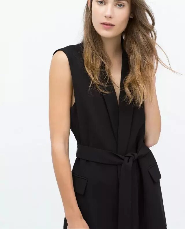 платье-пиджак zara черное. удлиненный жилет с платьем. платье жилет зара 9031940800. платье жакет без рукавов. платье жакет без рукавов.