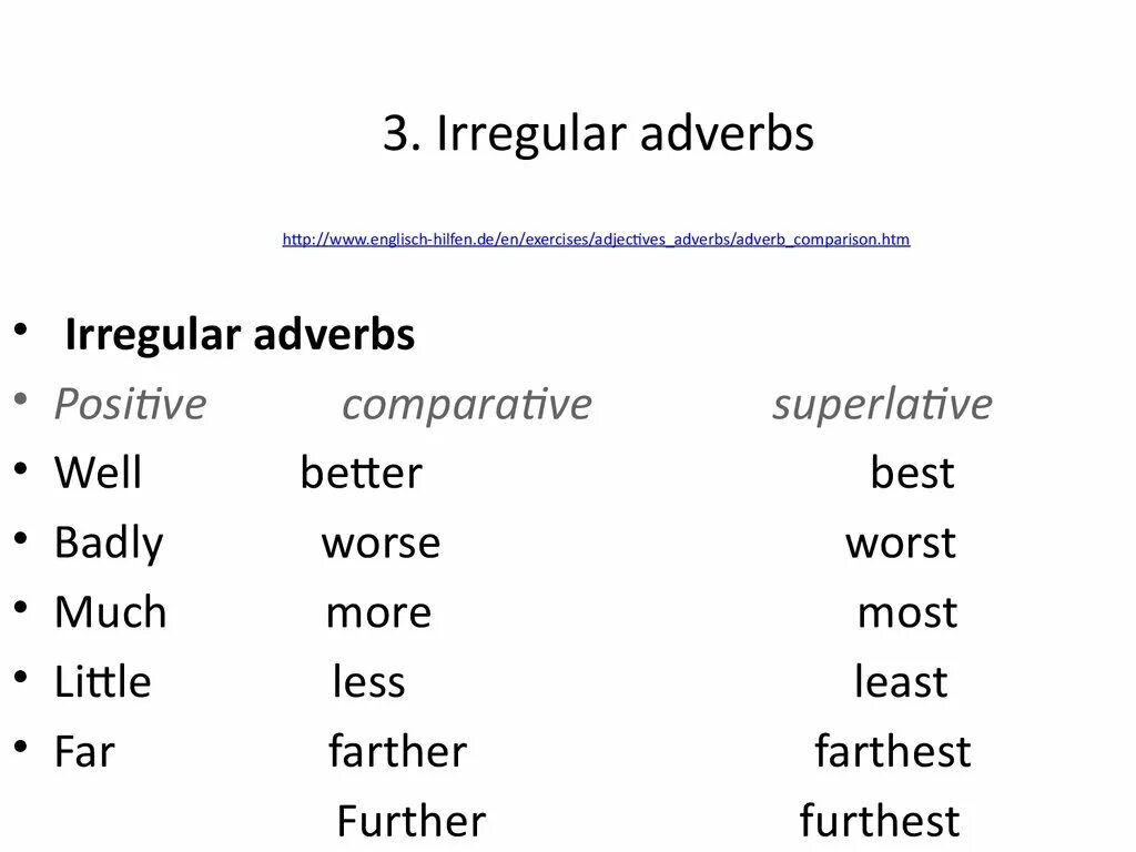 Adjectives and adverbs исключения. Adverbs of manner исключения. Irregular adverbs. Irregular adverbs of manner. Slow adjective