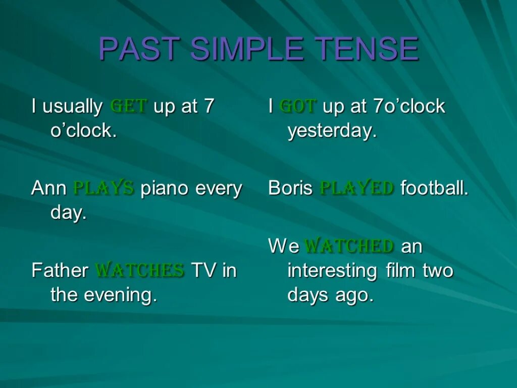 Past simple Tense. Тема simple past Tense. Паст Симпл тенс. Get past simple. What you at 5 o clock yesterday