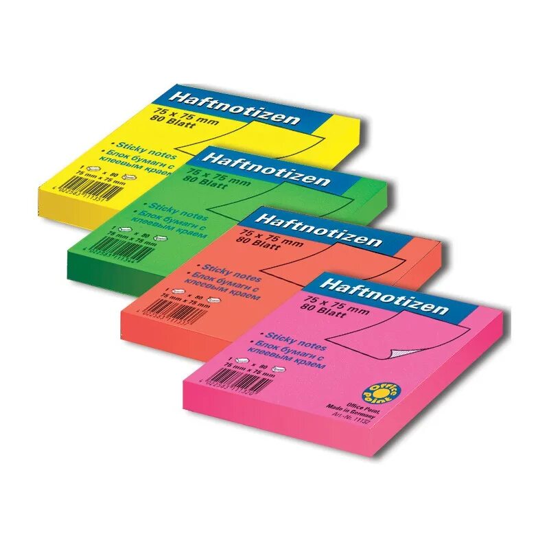 блок самоклеящийся (стикеры ) brauberg неоновый 76*76мм 400 листов 5 цветов. бумага для заметок с липким слоем: 75х75мм. блок самоклеящ. размеры стикеров. стикер прямоугольный.