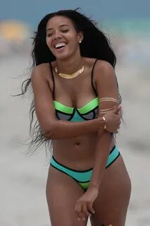 Angela Simmons Black Is Beautiful, Beautiful Women, Neon Bikinis, Angela Si...