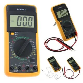 Dt9208a цифровой мультиметр
