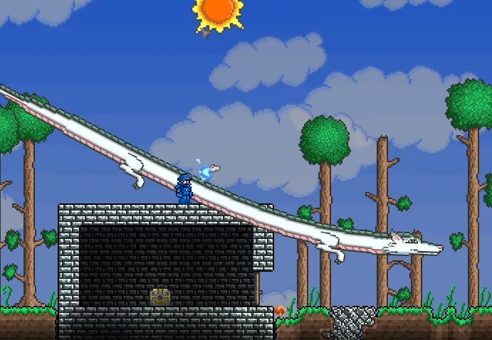 Terraria 2024. Дракон террария. Terraria дракон. Фантомный дракон террария. Flying Dragon террария.