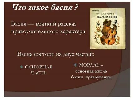 Видеоролик история возникновения басни