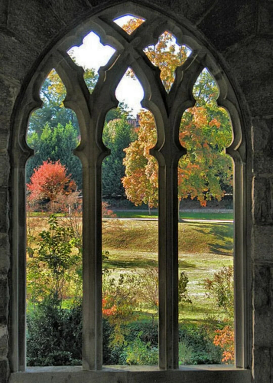 В замках были окна. Стрельчатые окна Готика. Готика стрельчатые оконные проемы. Средневековое окно. Арочные готические окна.