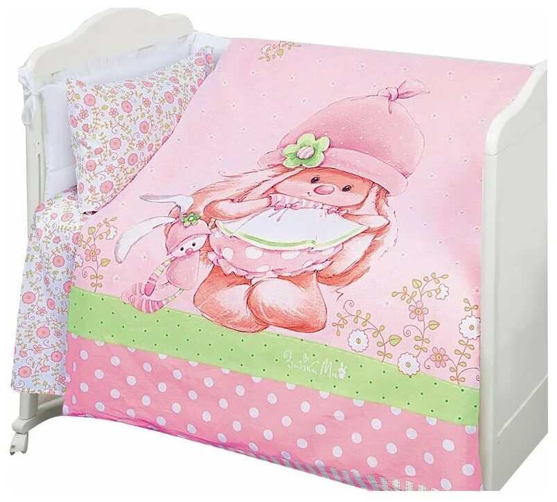 Комплект белья в кроватку топотушки "зайка-балерина" (6 предметов) 622. Mona liza зайка ми постельное белье. Разноцветные зайчики в коконах дочки сыночки. Комплект для новорожденного зайка. Комплект для новорожденных зайчик, 2 предмета.
