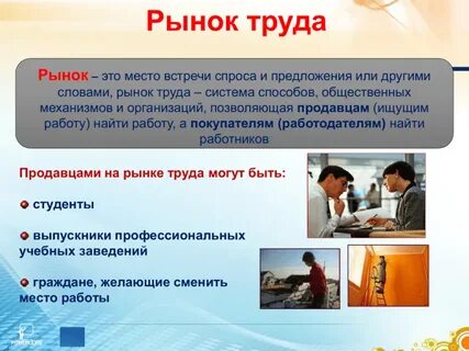 Место человека на рынке труда