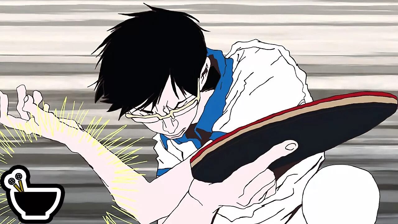 Ping pong транскрипция. Масааки юаса пинг понг. ping pong animation art.