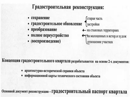 Перестройка документы