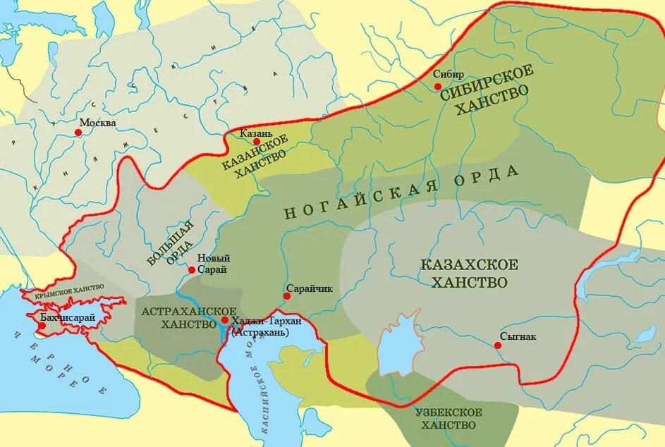 Золотая орда после распада. Карта распад золотой орды на ханства. Распад золотой орды Крымское, Казанское Сибирское ханство. Золотая Орда карты государства. Распад золотой орды Казанское ханство.