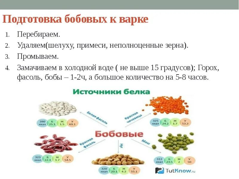 Сколько минут фасоль. Подготовка круп и бобовых к варке. Подготовка к варке круп бобовых и макаронных изделий. Технология подготовки бобовых к варке. Схема подготовки бобовых к варке.