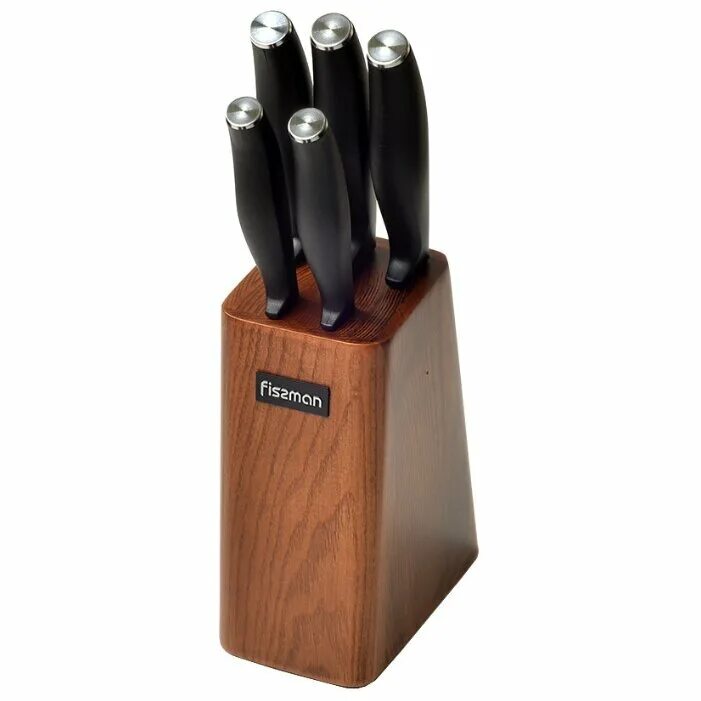 Ножи fissman купить. Набор ножей Fissman. Набор Fissman Kushiro 5 ножей с подставкой. Набор кухонных ножей Fissman из 6 предметов 3315. Fissman набор ножей в деревянной подставке.
