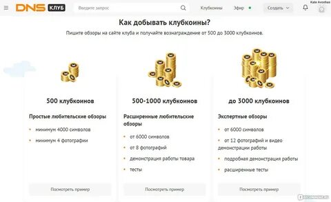 Днс клаб заработок