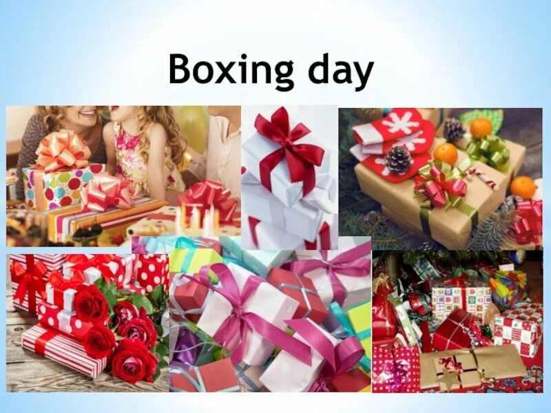 Как по английски будет подарок. Боксинг Дэй в Англии. Праздник Boxing Day в Великобритании. Праздники Британии день подарков. День подарков в Англии.