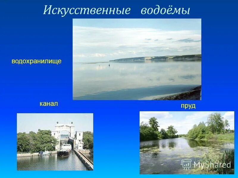 Отличие пруда от озера. Искусственные водоёмы водохранилища. Каналы пруды водохранилища. Канал искусственный водоем. Искусственные водоёмы названия.