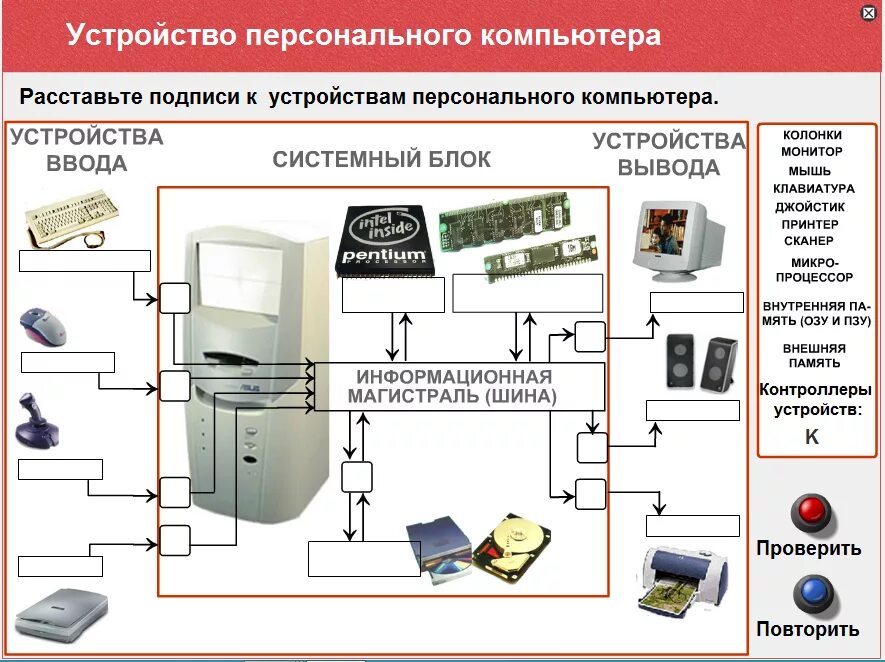 Изучение персонального компьютера. Устройство персонального компьютера. задание архитектура пк. персональный компьютер устройство пк. устройство системного блока.