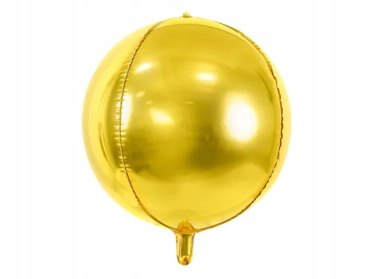 Клапан фольгированного шарика. А 3d сфера б/рис 16" металлик Gold 2200000002716. Золотой шар 1. Золотистый шар. Воздушный шар сфера золото.