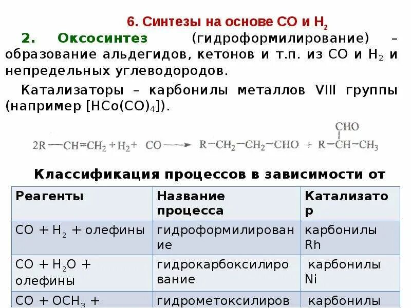 Природные энергоносители и углеродные материалы. Механизм гидроформилирования алкенов. Оксосинтез гидроформилирование. Карбонилирование оксосинтез. Оксосинтез алкенов.