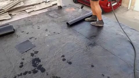 Как покрыть гараж рубероидом