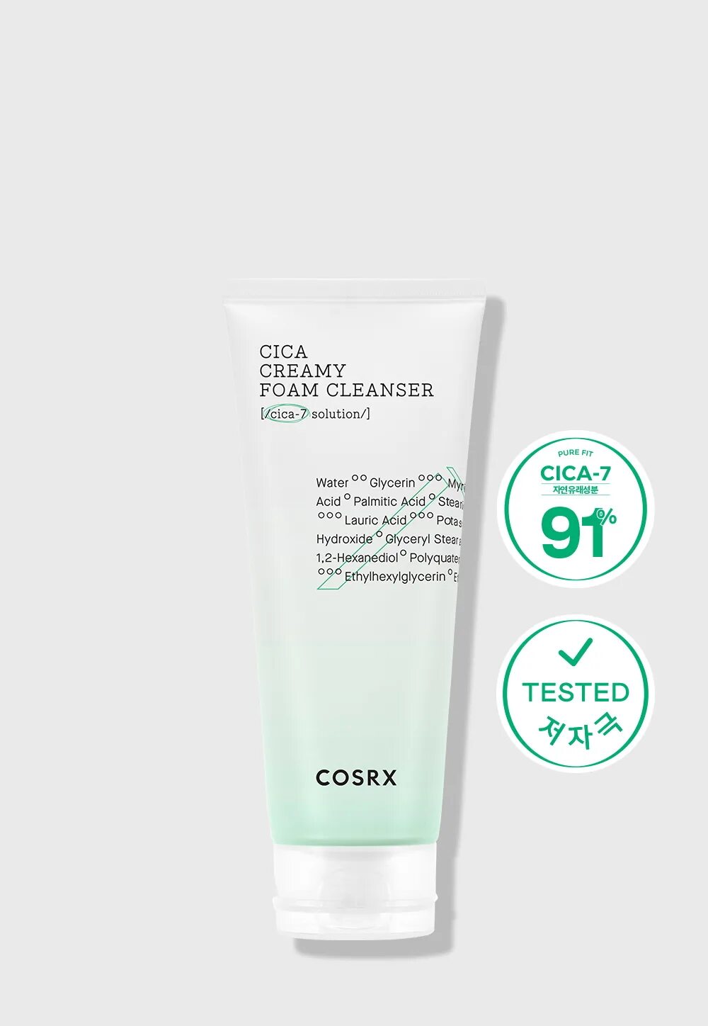 Cica cleanser. Pure Fit cica Cleanser 50 ml. COSRX cica creamy Foam Cleanser 75 мл. COSRX Pure Fit cica Cleanser. COSRX пенка Pure Fit cica creamy Foam Cleanser.