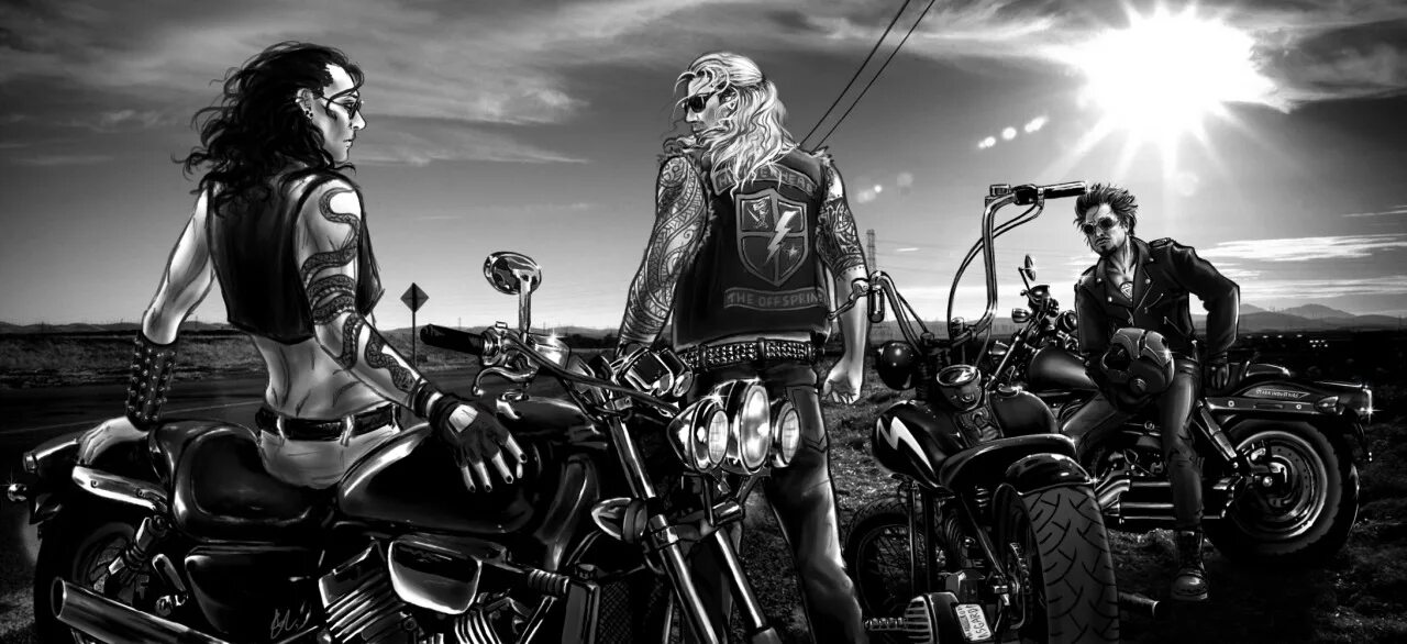 Аниме мотоцикл. Картины в мотомастерских. Мотоциклы. Арты мотоциклов. Мотоцикл арт.