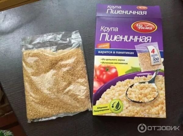 пшеничная каша в пакетах
