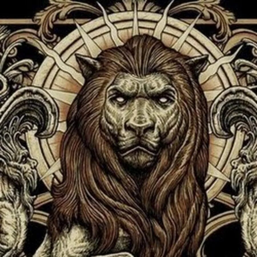 Лев бык 2024. Лев и бык. Тату Лев и бык. Бык с головой Льва. Картинки Лев и бык.