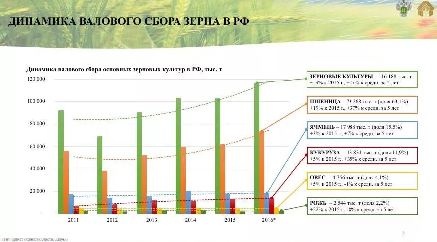 Количество собранного зерна. Валовой сбор зерна в России по годам. Валовый сбор зерна в России по годам таблица. Динамика производства зерновых в России. Динамика валового сбора зерна в России.