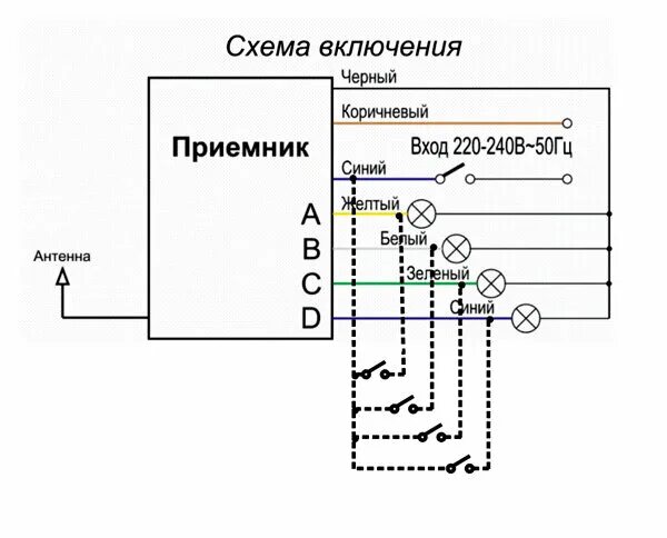 Как подключить пульт дистанционного управления световыми приборами. Дистанционный переключатель света с пультом схема подключения. дистанционный выключатель света 220 с пультом схема. дистанционный выключатель с пультом схема подключения. схема подключения дистанционного выключателя света.