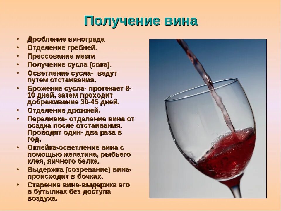 Вина почему и. Получение вина. Технология приготовления вина. Процесс изготовления вина. Презентация на тему красное вино.