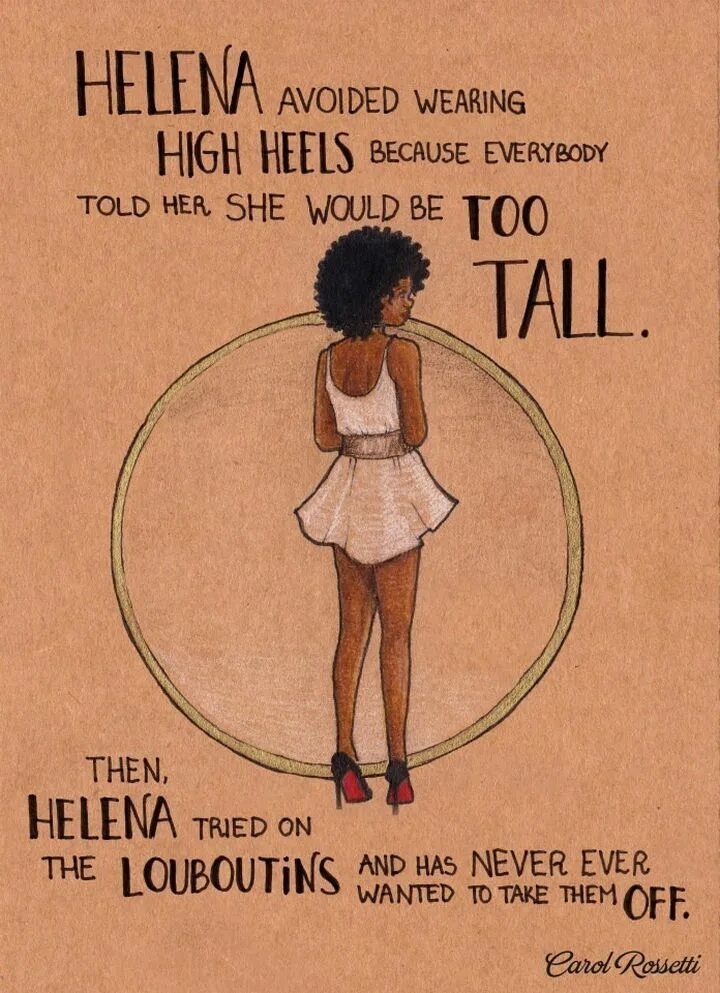 Feminism Heels. Women's Empowerment illustration. Girl Power illustration. Higher Power illustration.