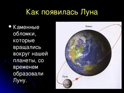 Появилась луна какая