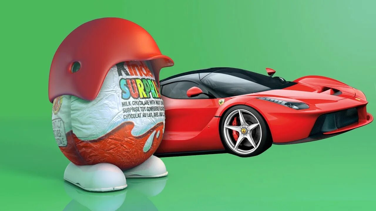 Kinder car. Kinder cars Toy. Magic Egg Тачки.