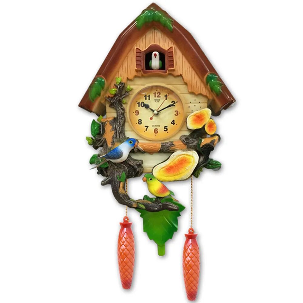 Часы с кукушкой - милый дом. Часы колокольчик. Часы настенные мультяшные. Часы настенные с поющими птичками.