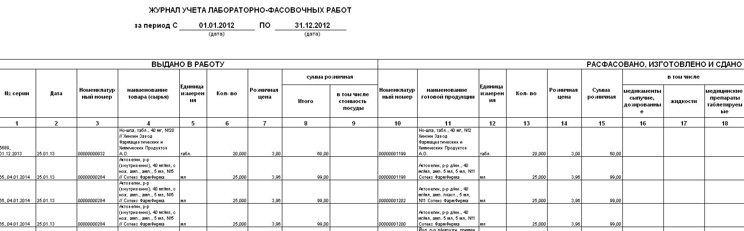 Лабораторно фасовочный журнал. Пример заполнения журнала лабораторных и фасовочных работ в аптеке. Журнал лабораторно фасовочных работ как заполнять образец. Пример заполнения журнала учета лабораторных и фасовочных работ. Журналы аптечных организаций