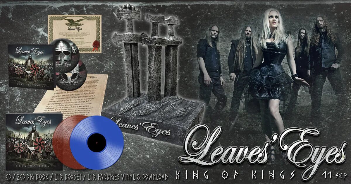 Leaves eyes myths of fate. Leaves' Eyes 2015 King of Kings. At Heaven's end leaves Eyes. Leaves' Eyes Myths of Fate CD. Leaves' Eyes King of Kings Cover.