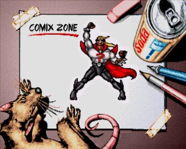 Комикс зон. Comix Zone рисунки. Комикс зон рисунок. Comix Zone арты. Как звали крысу в игре comix zone