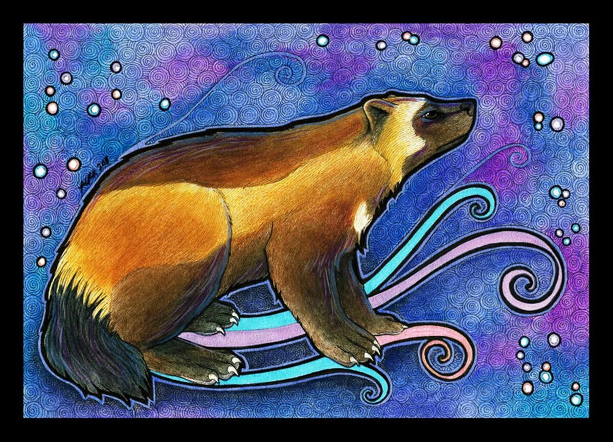 росомаха тотемное животное. росомаха животное эскиз. талисман росомаха. тотем и маниту. тотем росомаха.