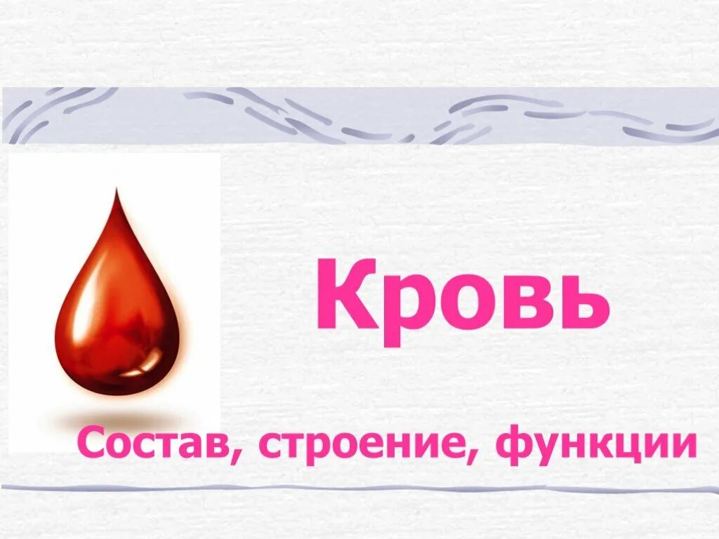 Есть ли слово кровь. Кровь для презентации. Состав крови презентация.