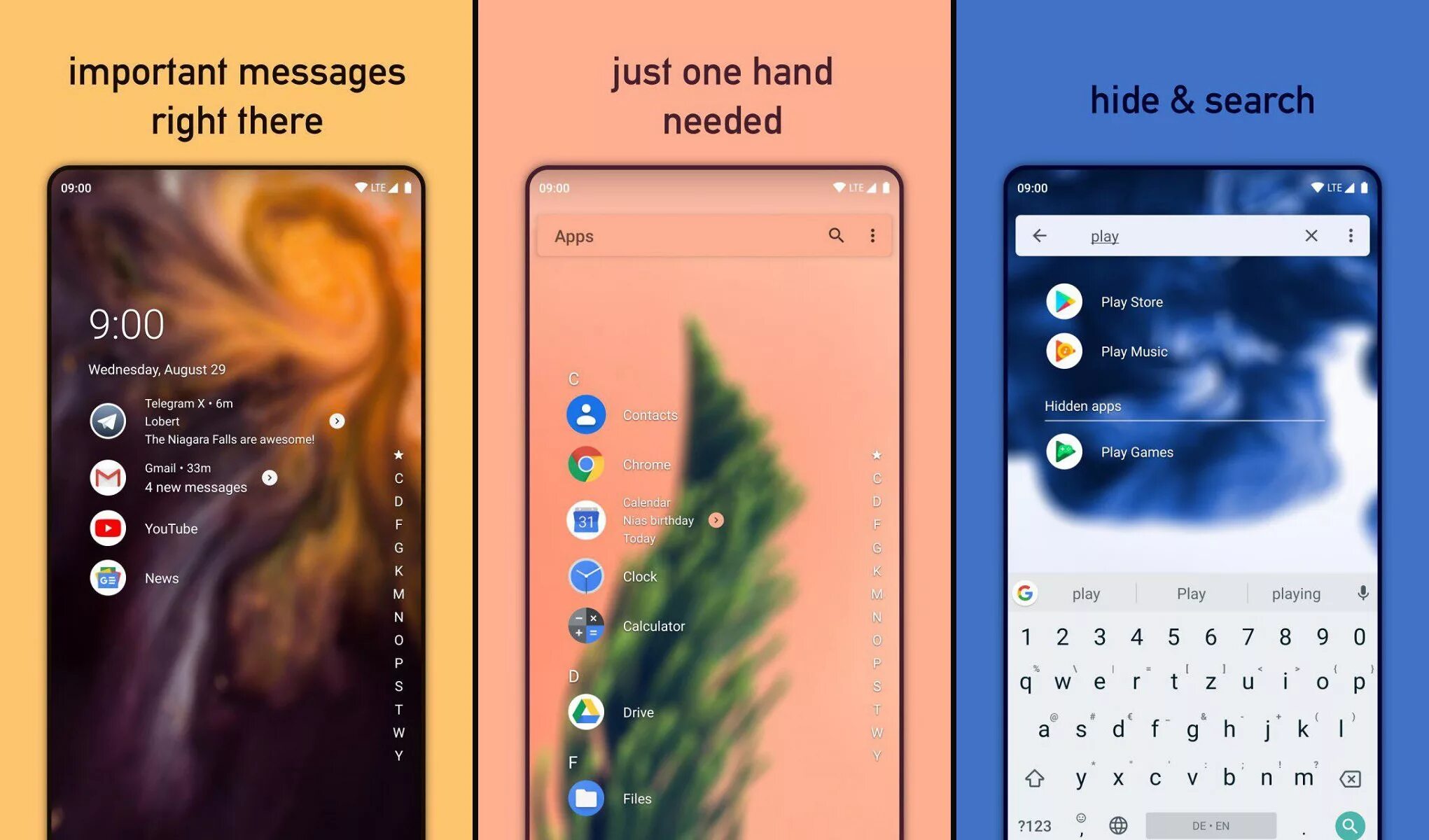 Import messages