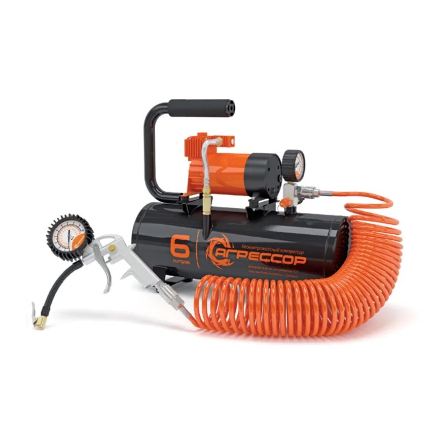 Агрессор с ресивером. Компрессор агрессор с ресивером на 3л. Агрессор с ресивером. Агрессор с ресивером. , съемный шланг 5.