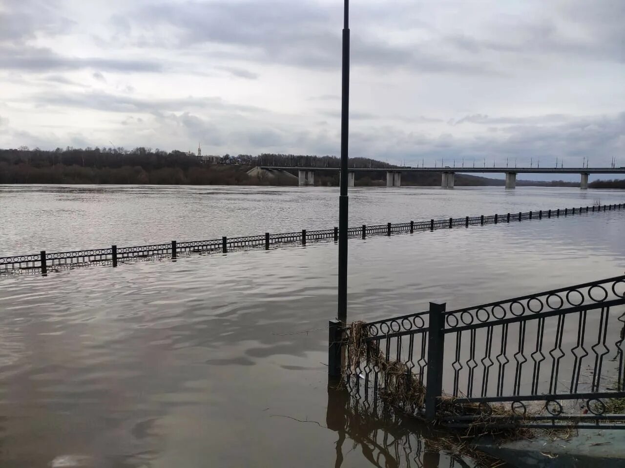 Уровень воды в реках калуги