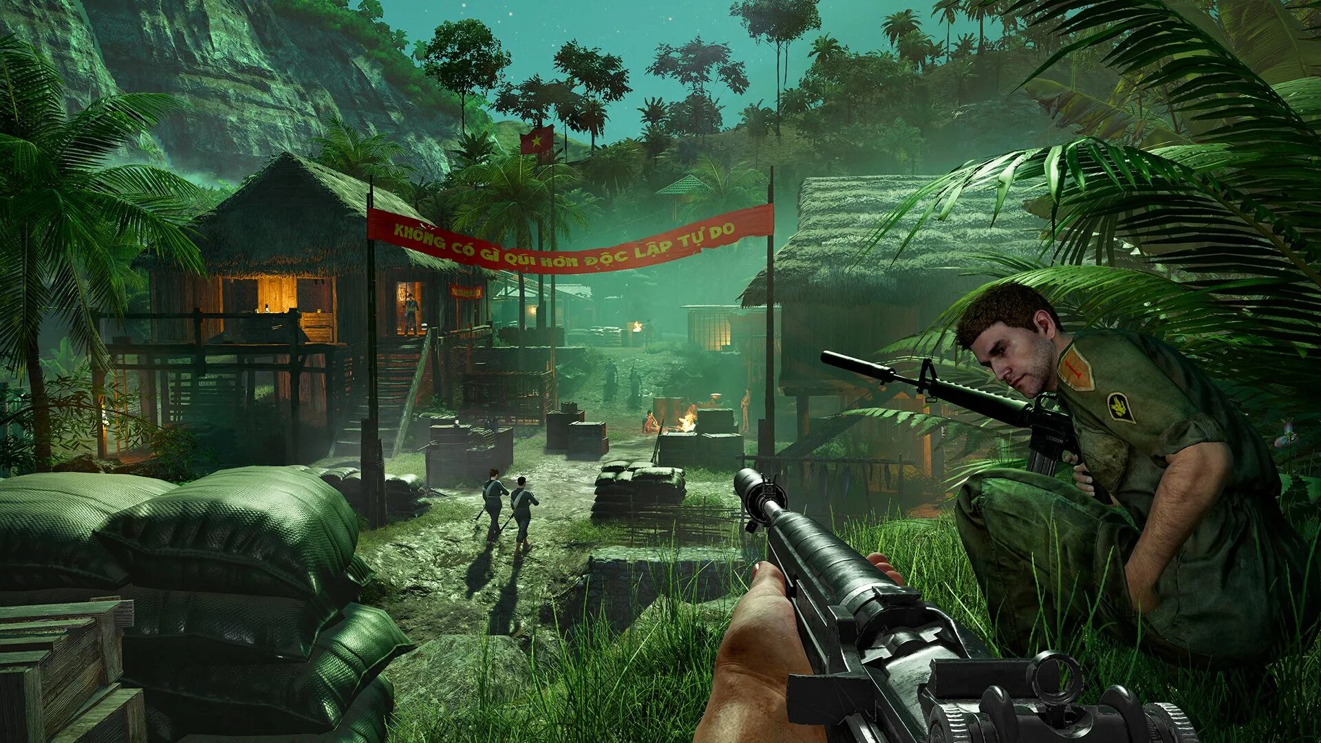 Игры на компьютер фар край. Far Cry 5. Far Cry 5 hours of Darkness. Фар край 5 Вьетнам. Фар край 5 DLC.