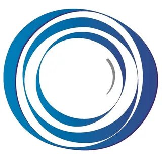 Синяя круглая линия