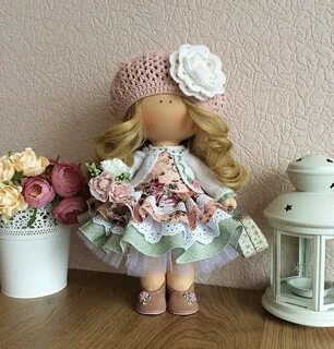 Красивые текстильные куклы