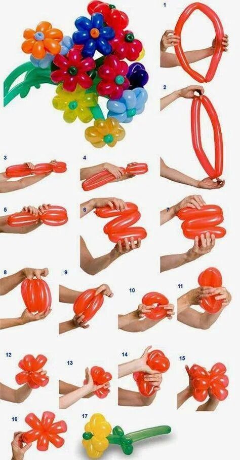 Воздушные шары инструкции. Цветочки из шариков. Цветок из шариков колбасок. Цветы из шариков для моделирования. Фигурки из шариков колбасок цветок.