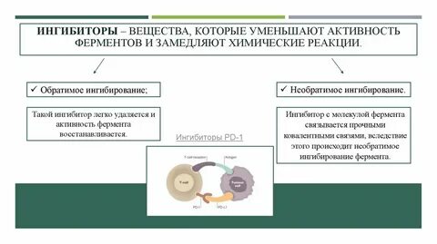 Вещество снижающее активность фермента